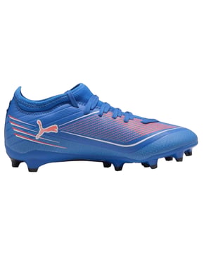 Puma Kinder/Kinder Ultra 5 Match Stevige Grond Voetbalschoenen (Blauw/Wit)