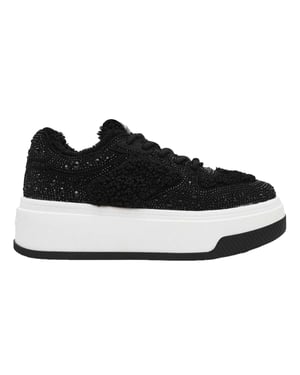 Steve Madden Dames Dynamo RF Sneakers (Zwart)