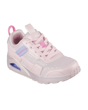 Skechers Kinder Uno Laag Sneaker (Lichtroze)
