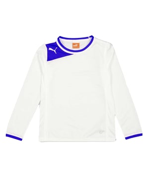 Puma Power Cat-shirt voor kinderen (Wit/blauw)