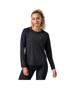 Casall Dames/Dames Performance Gym Technical Top met lange mouwen (Zwart)