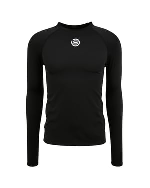 Skins Heren Series-1 Regular Base Layer Top met lange mouwen (Zwart)