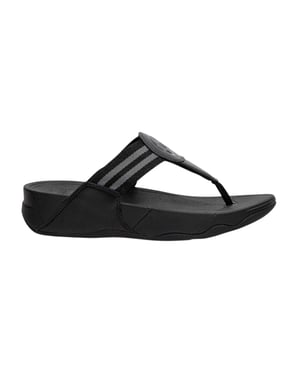 FitFlop Dames Walkstar Brede Sandalen (Zwart)