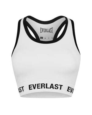 Everlast Dames/Dames Gebogen Sportbeha met Logo (Wit)