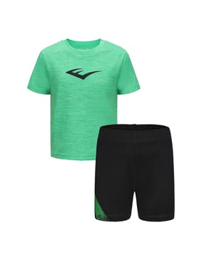 Everlast Set met T-shirt en korte broek met Flex-logo voor jongens (Hyper Groen)