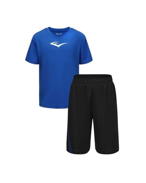 Everlast Set met T-shirt en korte broek met Flex-logo voor jongens (Team Koningsblauw)