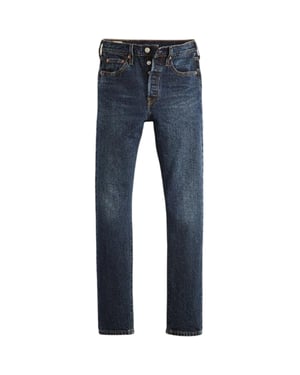 Levi's Dames 501 Same Intent Skinny Jeans (Donkerblauw)