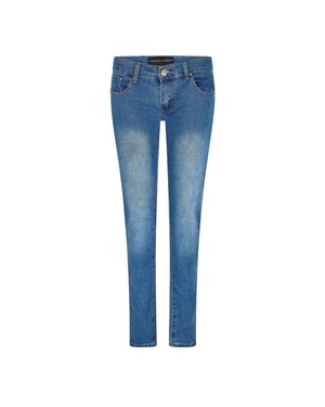 Criminal Damage Dames/Dames Denim Skinny Jeans (Middenblauw)