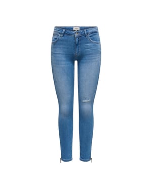 Only Skinny jeans met 5 zakken voor dames (Blauwe Denim)