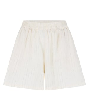 Vero Moda Dames Siljo Zware Gestreepte Shorts (Berk)