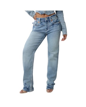 True Religion Ricki Rlxd-jeans voor dames, in relaxed fit (Horizon)