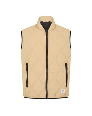 Hugo Heren mouwloos gilet (Medium Beige)