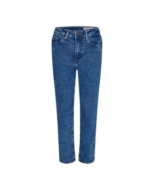 Noisy May Dames/Dames Hoge Taille Mamma Jeans (Denim Blauw)