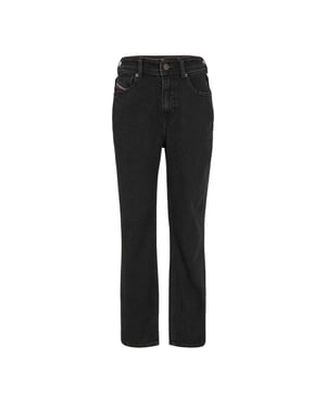 Diesel Dames/Dames 5 Pockets Straight Leg Jeans (Zwart/Grijs/Denim)