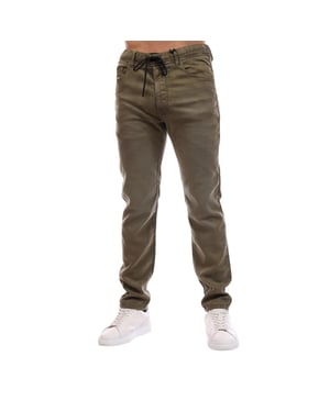 Diesel Heren Sweat Straight Jeans (Groen)