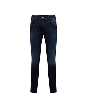 Replay Anbass Slim-fit herenjeans (Blauw)