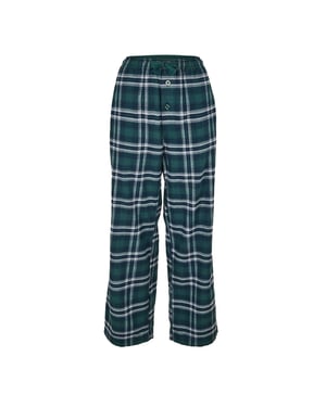 Jack Wills Heren Flanellen Plaid Relaxed Fit Pyjamabroek (Pijnboom)