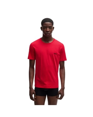Hugo Effen pyjamashirt voor heren (set van 3) (Rood, Groen, Zwart)