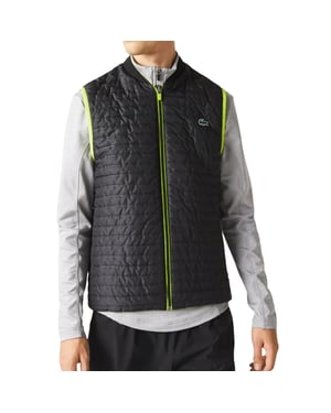 Lacoste Heren Omkeerbaar Gilet (Zwart)