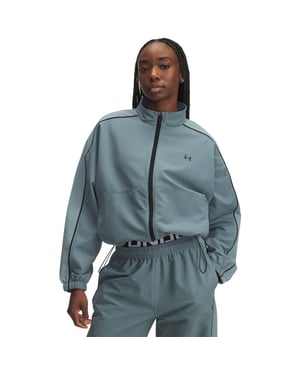 Under Armour Rival Colour Block-trainingsjack voor dames (Blauw)