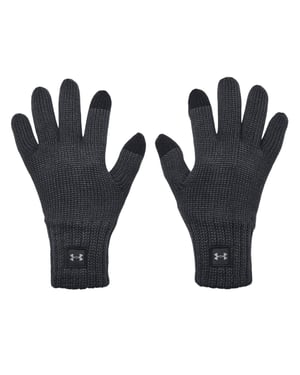 Under Armour Heren Halftime Gebreide Wollen Handschoenen (Zwart)
