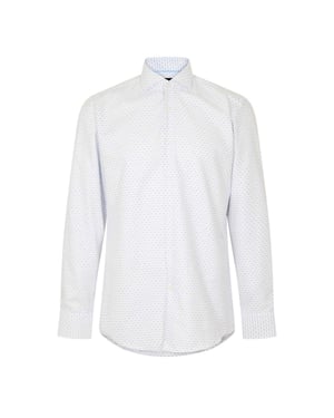 Boss Heren Oxford Slim Overhemd (Wit)