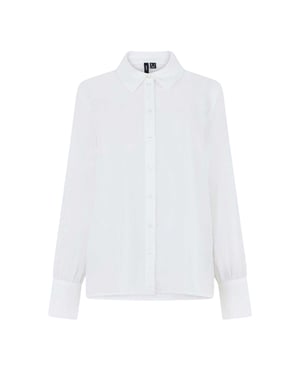 Vero Moda Harper-shirt met normale pasvorm voor dames (Sneeuwwitje)