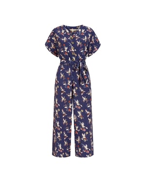 Yumi Crane-jumpsuit voor dames (Marine)