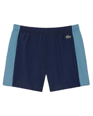 Lacoste Heren Colour Block zwembroek (Marine)