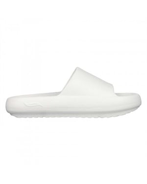 Skechers Dames Enkelband Arch Fit Flatslippers (Wit)