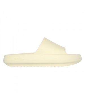 Skechers Dames Enkele Band Arch Fit Platte Slippers (Crème)