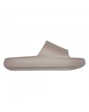 Skechers Dames Enkele Strap Arch Fit Slippers (Grijs)