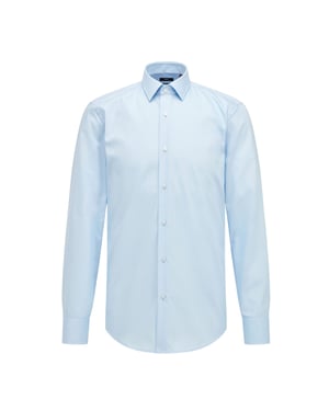 Boss Heren Eliott Regular Shirt (Blauw)