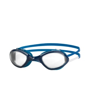 Zoggs Unisex Tiger SNR zwembril voor volwassenen (Blauw/wit/helder)