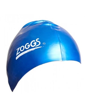 Zoggs Unisex Volwassen Siliconen Zwemkapje (Blauw)