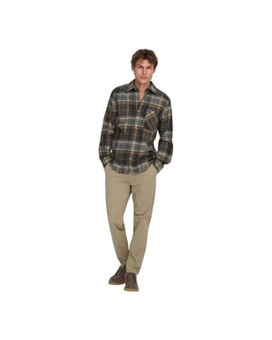 Only Effen chino's voor heren (Koriander)