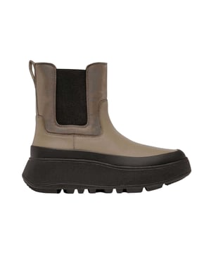 FitFlop Waterbestendige platte Chelsea-laarzen voor dames (Grijs)