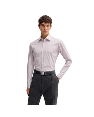 Boss Heren Galliz Leren Riem (Zwart)