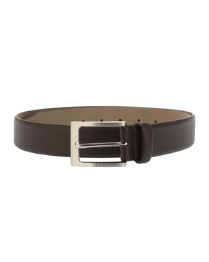 Boss Heren leren riem (Zwart)