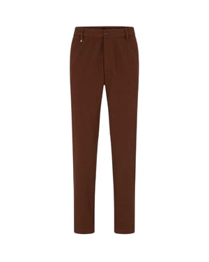 Boss Heren Kane Logo Slim Broek (Medium Bruin)