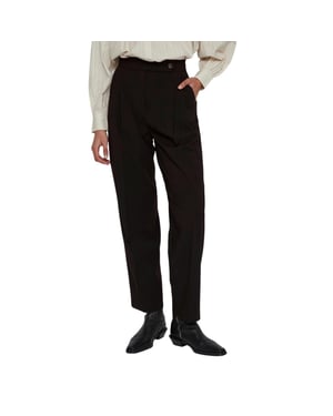 Vila Vrouwen/Dames Vclry rechte broek (Zwart)