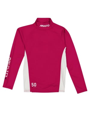 Musto Kinderen/Kids Champ Zonnebrand Gym Rash Top (Roze)