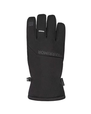 Karrimor Waterdichte logo-handschoenen heren (Zwart)