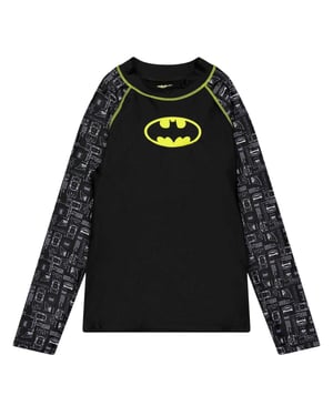 Zoggs Batman-T-shirt met zonmotief voor kinderen (Zwart)