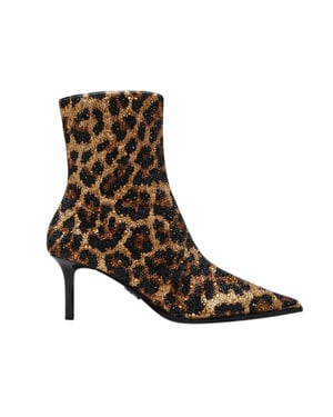 Steve Madden Enkellaarsjes met luipaardprint voor dames (Luipaard)
