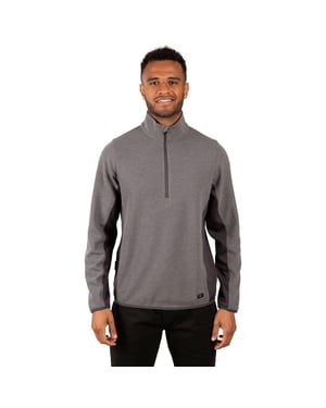 Trespass Heren Wotterham Mock Neck Lange Mouwen Top (Stormgrijs)
