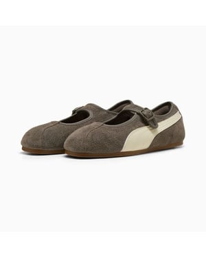 Puma Tacklette Suède Dames Matte Brons/Alpine Snow Sneakers