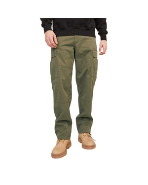 Jack And Jones Losse cargobroeken voor heren (Stoffige Olijf)