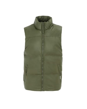Firetrap Herenvest met PU-vulling (Leger Groen)