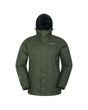 Mountain Warehouse Torrent Waterdichte Jas voor heren (Donkere Khaki)